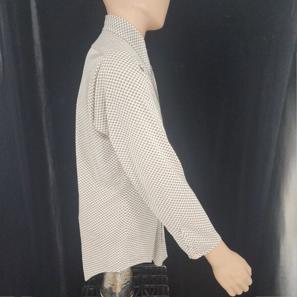 1970's INT. Internationalist by Arrow Men's Button Up Patterned Shirt 15-1/2, 34 - Picture 5 of 16